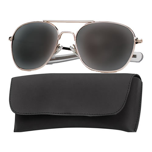 Brýle pilotní AVIATOR 52mm ZLATÉ/KOUŘOVÉ