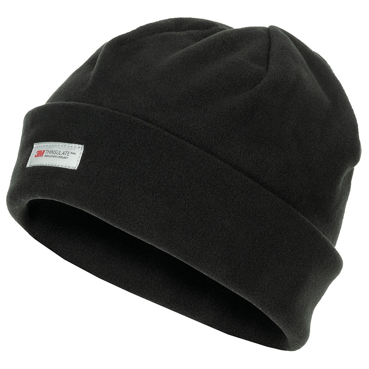 Levně Pro Company čepice fleece ROLL Thinsulate ČERNÁ