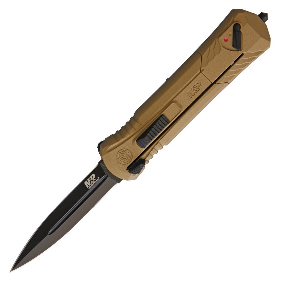 Levně Smith & Wesson nůž OUT THE FRONT vystřelovací COYOTE
