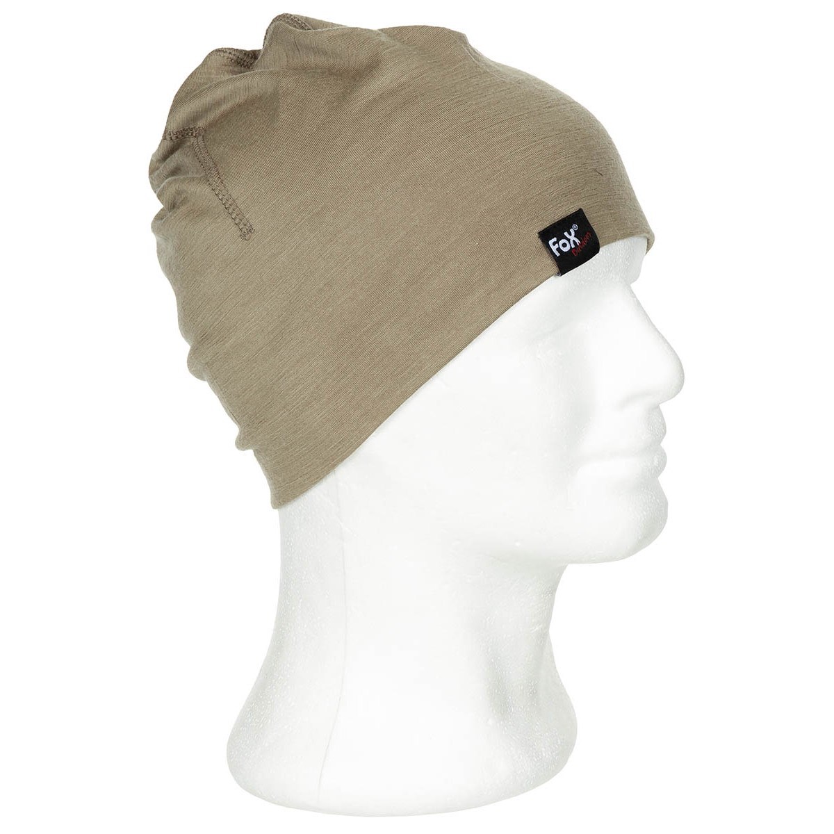 Levně FOX Outdoor čepice BEANIE MERINO LITE COYOTE
