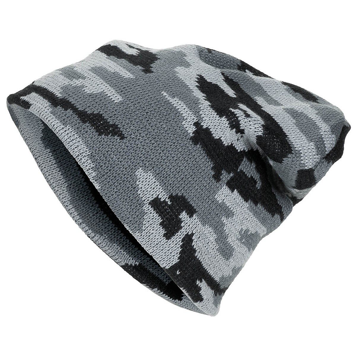 Čepice BEANIE tmavě maskovaná