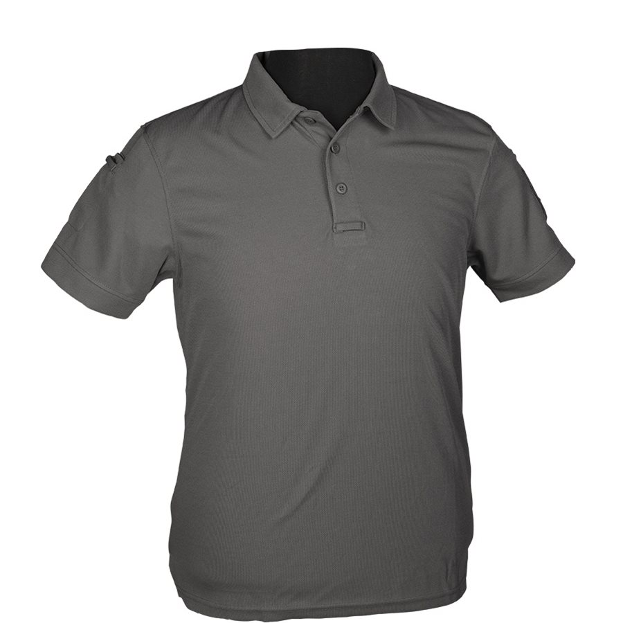 Levně Triko/polokošile TACTICAL QUICK DRY krátký rukáv URBAN GREY