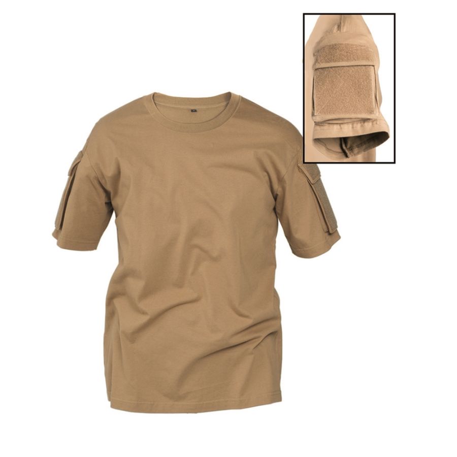 Levně Triko TACTICAL krátký rukáv COYOTE