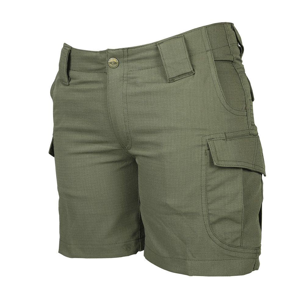 Levně Kraťasy dámské 24-7 ASCENT micro rip-stop ZELENÉ