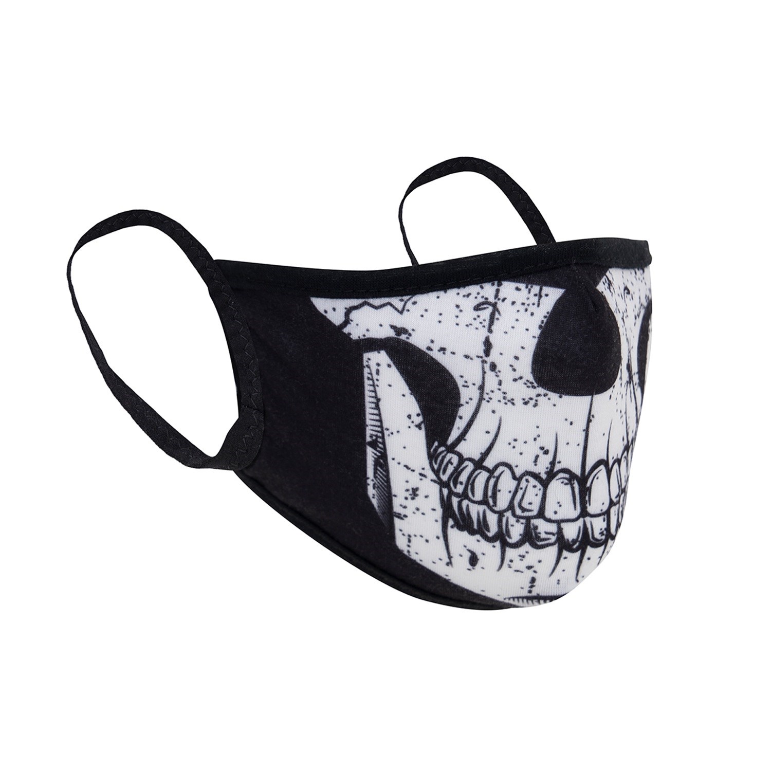 Levně Rouška 3vrstvá SKULL