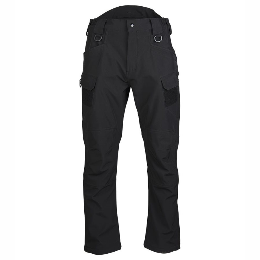 Levně Kalhoty ASSAULT softshell ČERNÉ