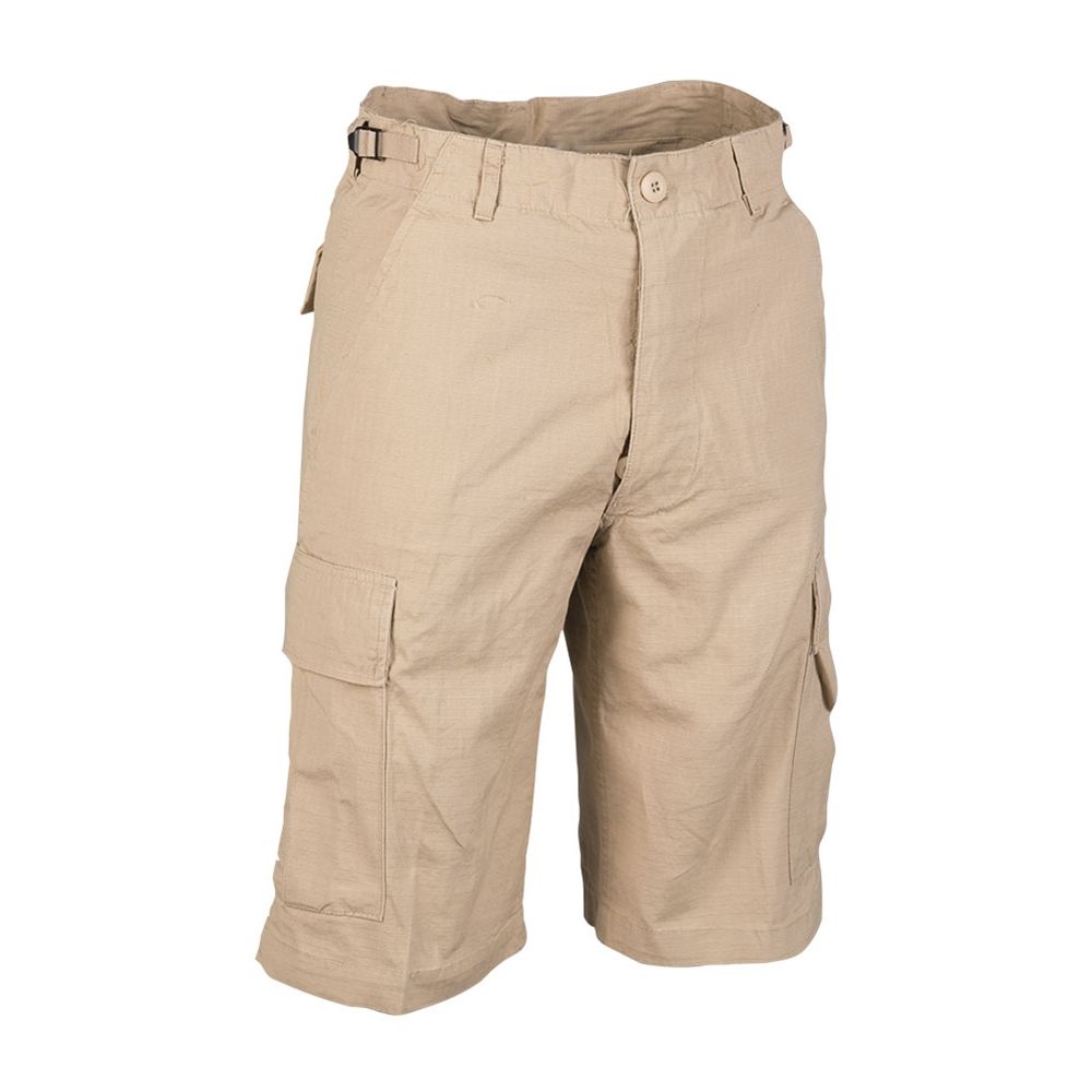 Levně Kraťasy US typ BDU rip-stop předeprané KHAKI
