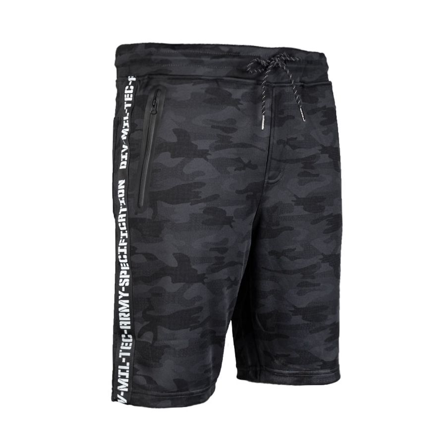 Levně Šortky teplákové TRAINING DARK CAMO