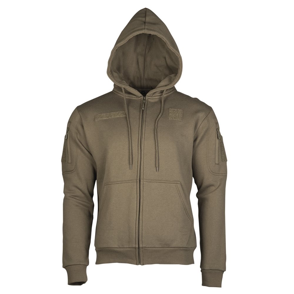 Levně Mikina TACTICAL se zipem RANGER GREEN