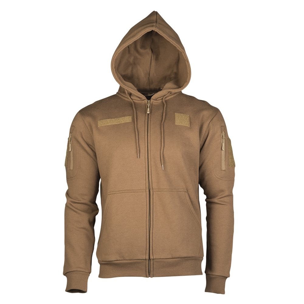 Levně Mikina TACTICAL se zipem DARK COYOTE