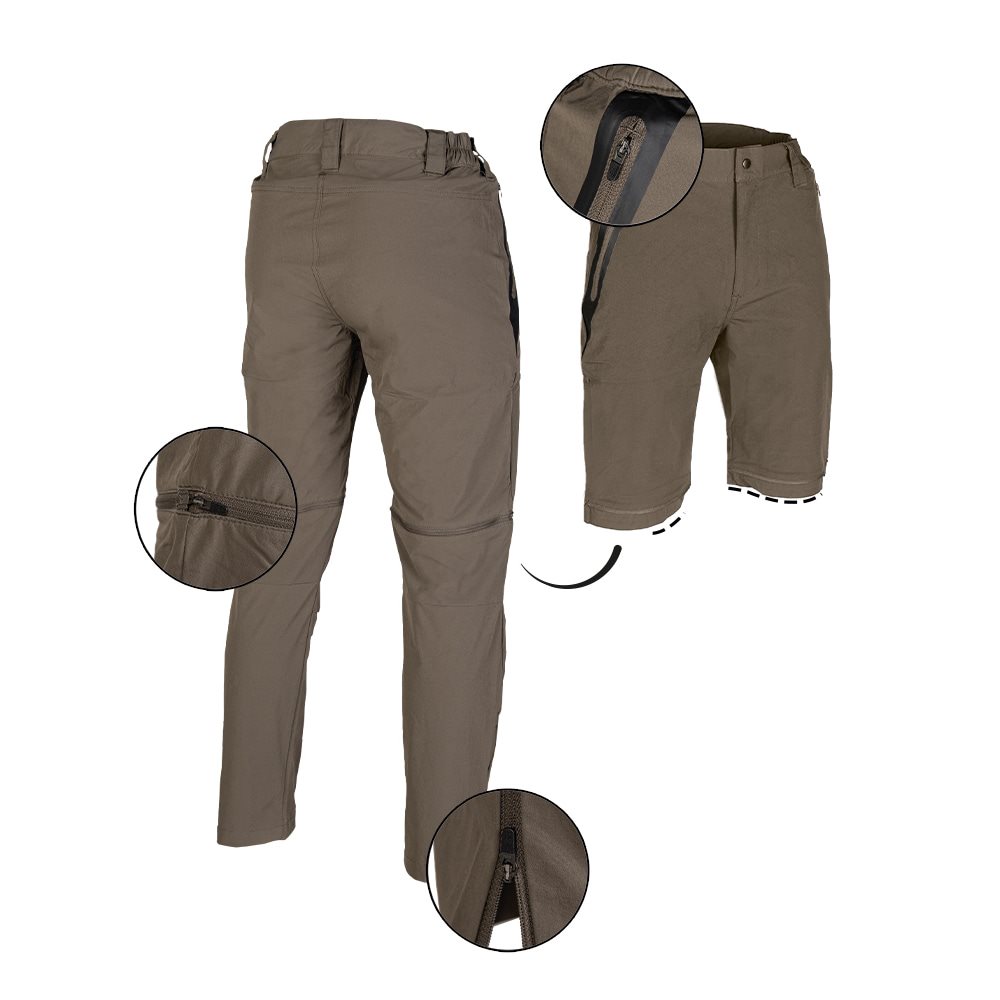 Kalhoty PERFORMANCE ZIP-OFF RANGER GREEN MIL-TEC® 11509012 L-11