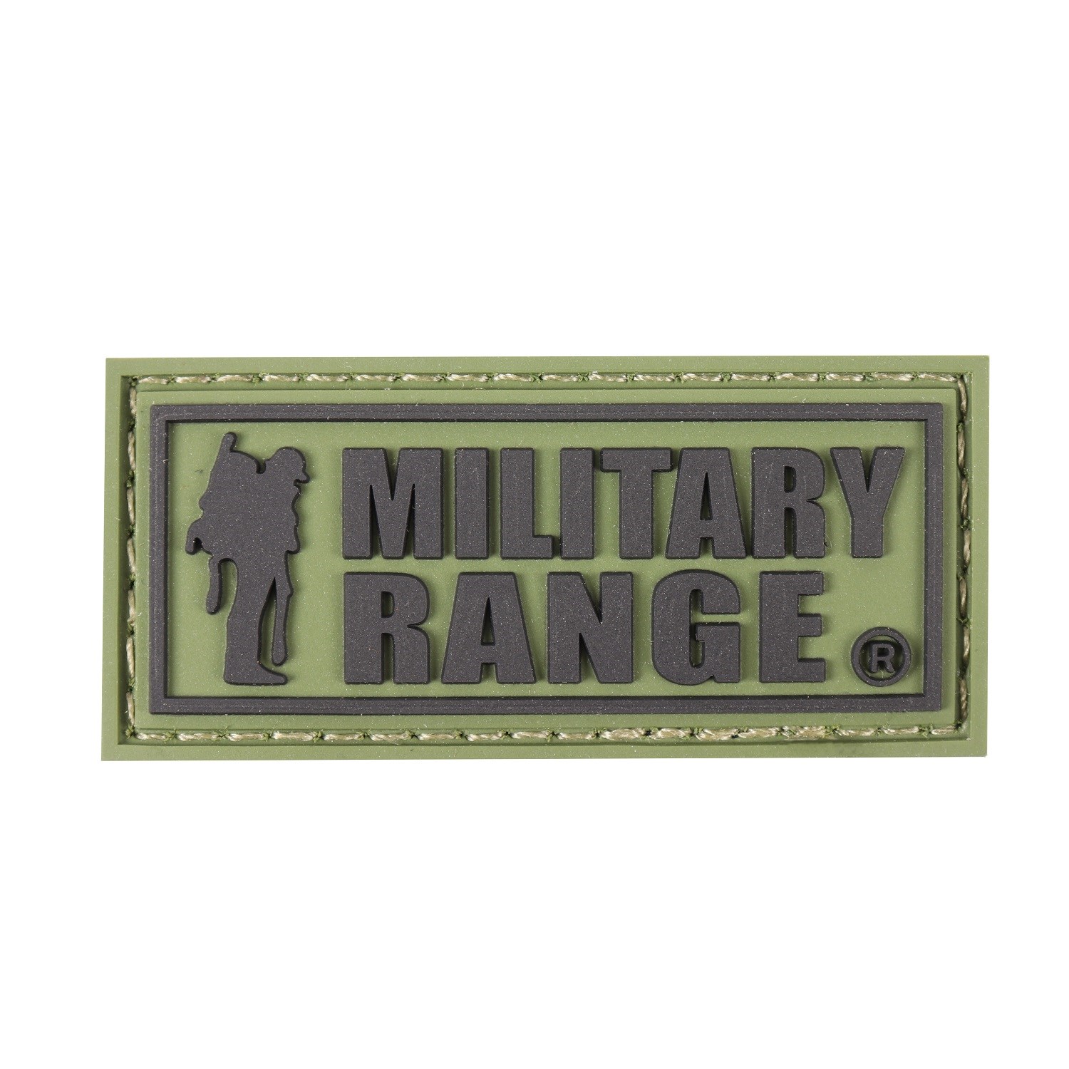 Levně Nášivka MILITARY RANGE malá ČERNÝ nápis