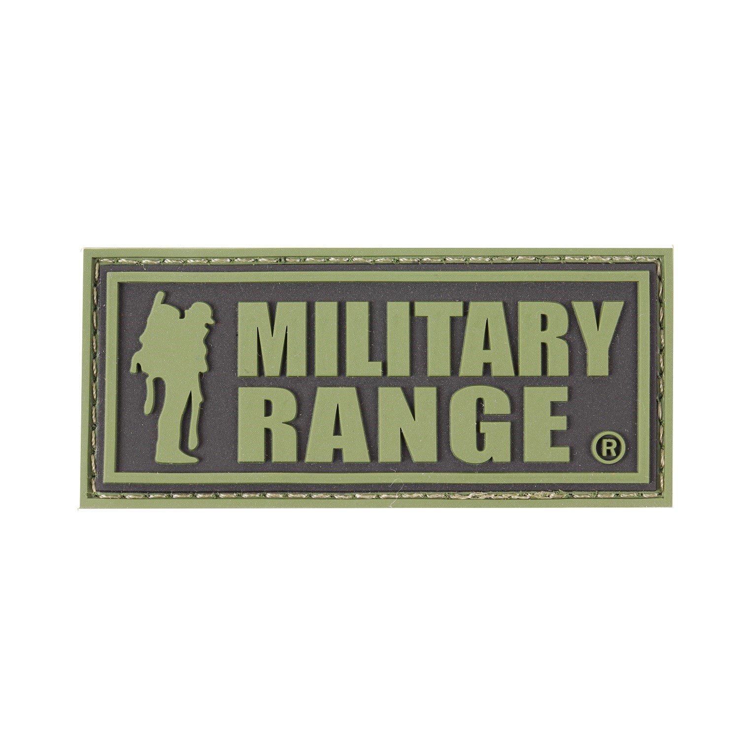 Levně Nášivka MILITARY RANGE malá ZELENÝ nápis
