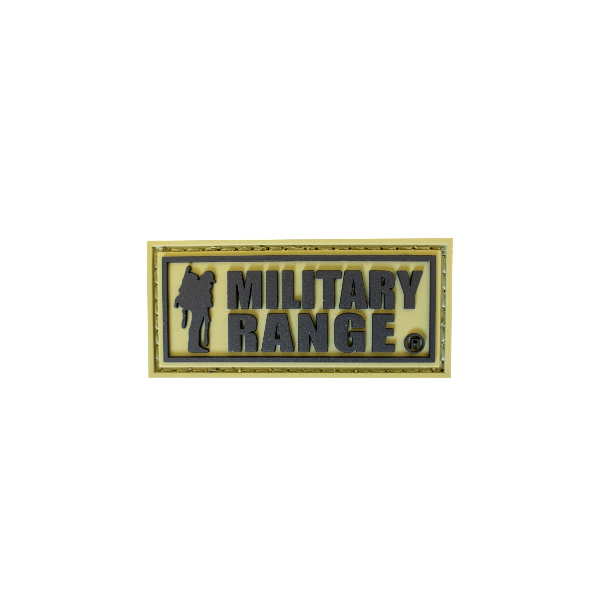Levně Nášivka MILITARY RANGE malá KHAKI/ČERNÁ