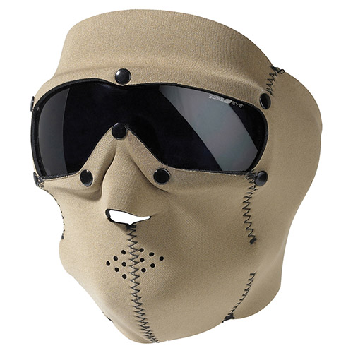 Maska celoobličejová BASIC NEOPREN s brýlemi COYOTE
