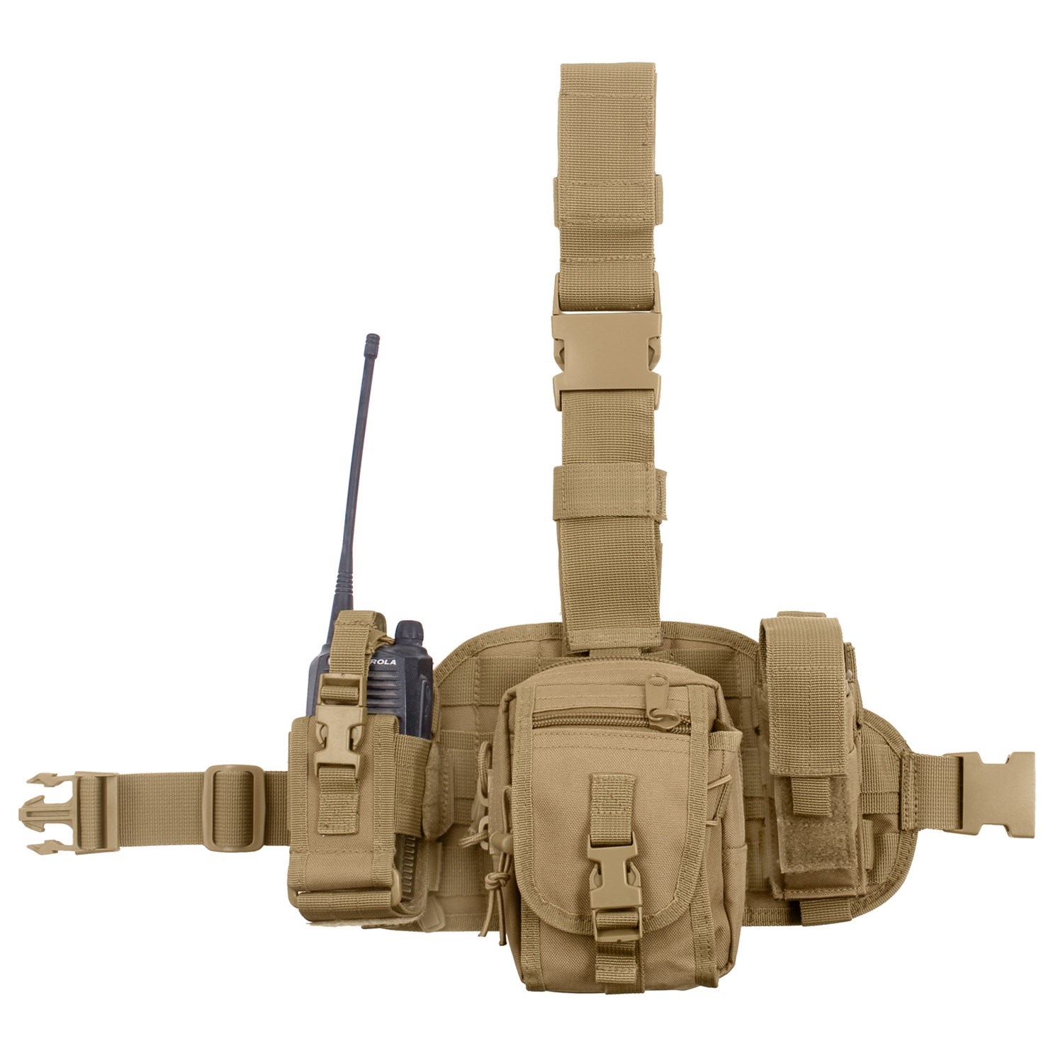 Levně ROTHCO pouzdro stehenní RIG univerzální COYOTE BROWN