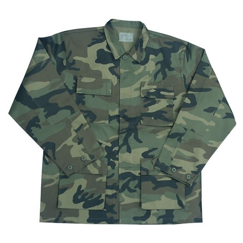 Levně Blůza US typ BDU POLY WOODLAND
