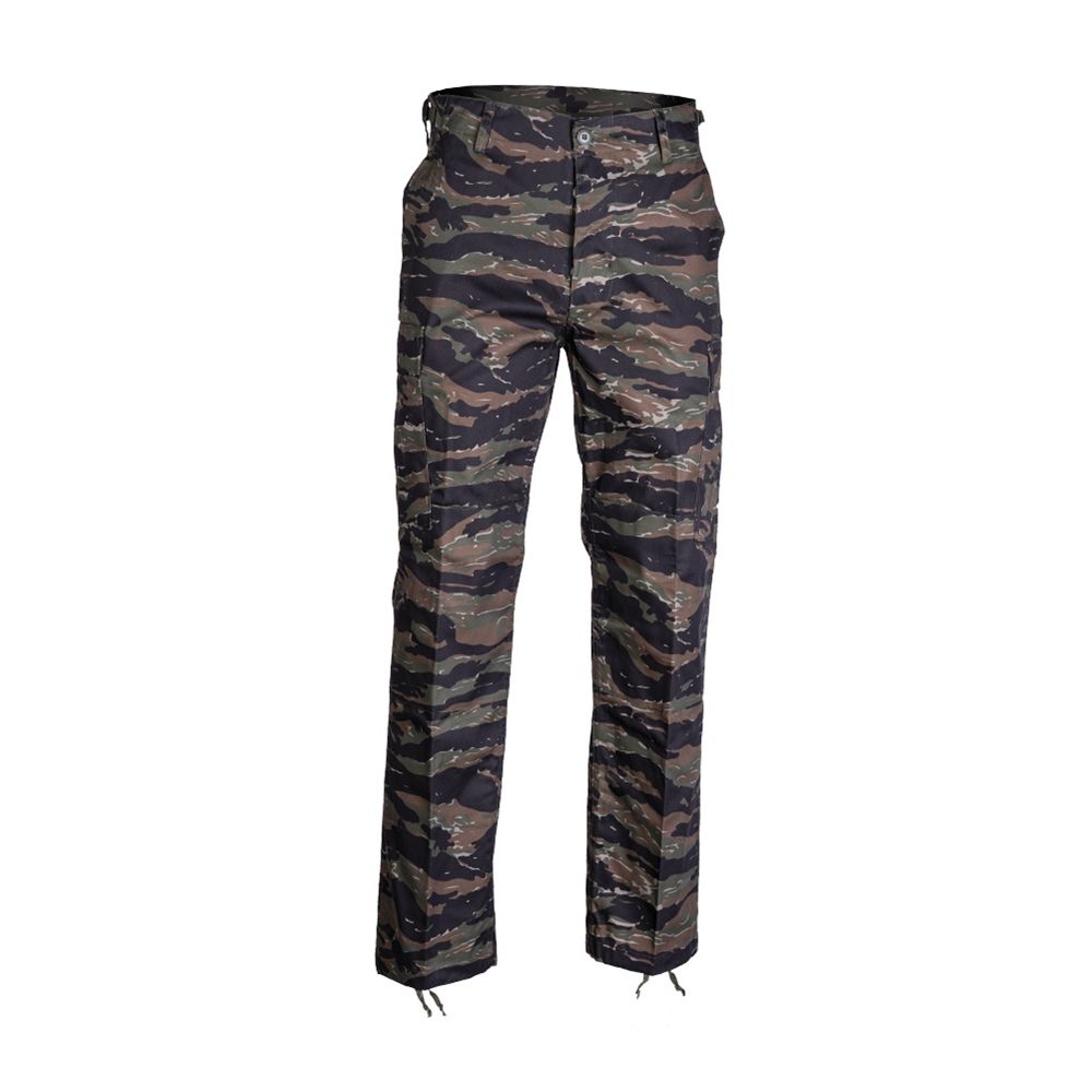 Levně Kalhoty US BDU POLY polní TIGER STRIPE CAMO