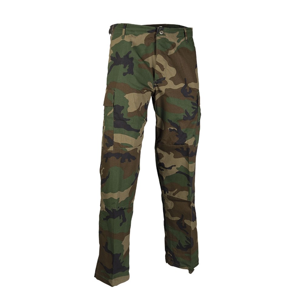 Levně Kalhoty US BDU polní rip-stop WOODLAND