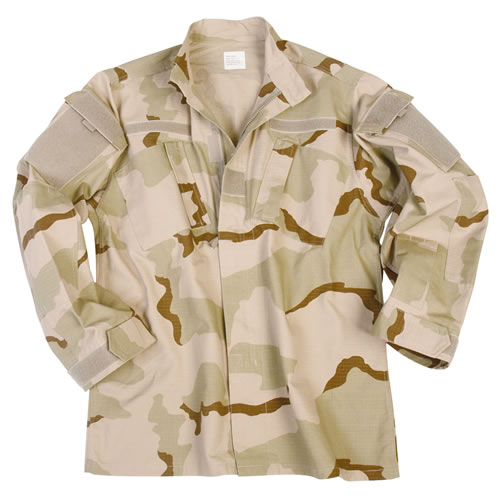 Levně Blůza US typ ACU rip-stop polní 3-COL DESERT