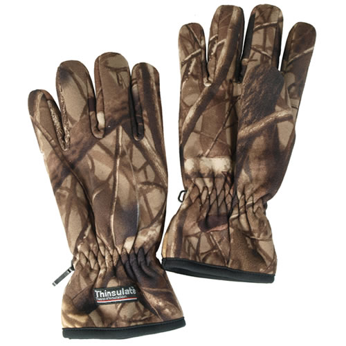 Levně Rukavice HUNTER prstové WILDTREE CAMO