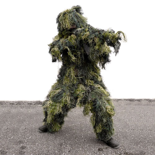 Levně Převlek maskovací GHILLIE SUIT WOODLAND 4ks