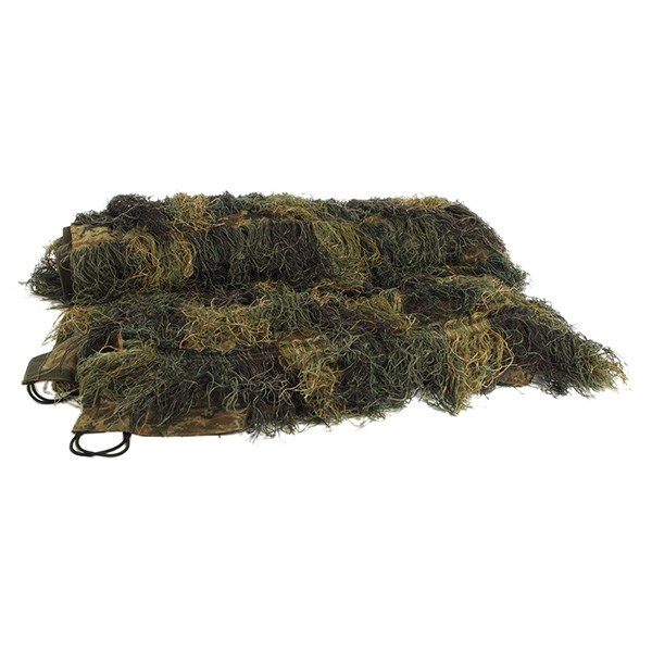 Levně MIL-TEC síť s třásněmi GHILLIE SUIT 100x140cm WOODLAND