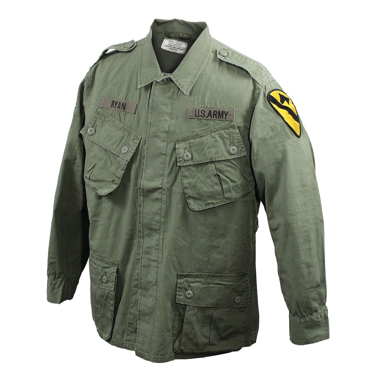 Levně Blůza M64 VIETNAM šikmé kapsy ZELENÁ
