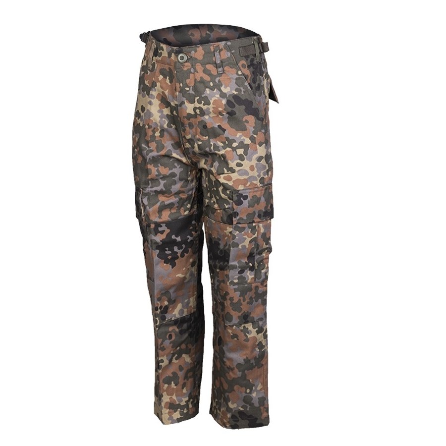 Levně Kalhoty dětské US BDU FLECKTARN