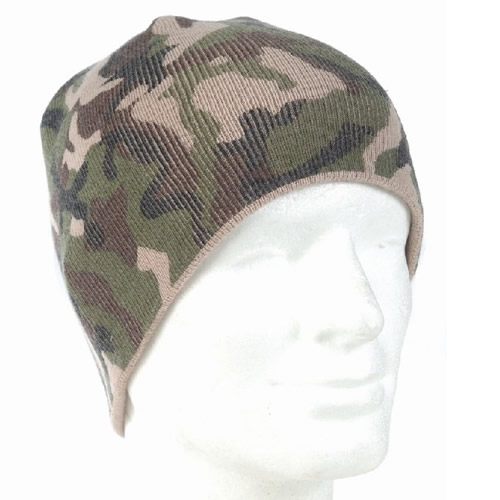 Levně MIL-TEC čepice BEANIE pletená POLYACRYL WOODLAND