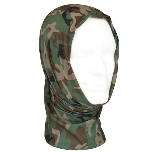 Levně MIL-TEC šátek HEADGEAR multifunkční WOODLAND
