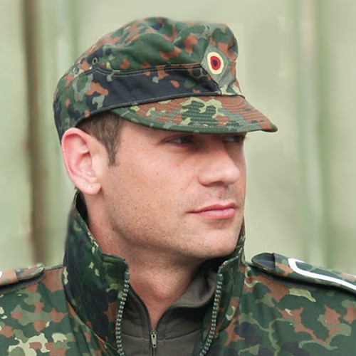 Čepice polní BW Heer s kšiltem original FLECKTARN vel. 58
