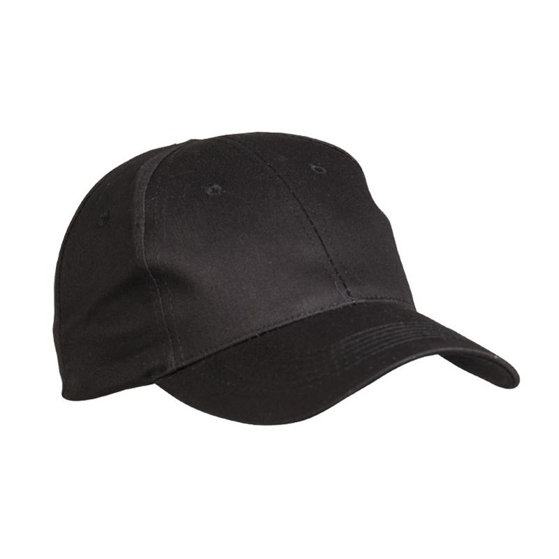 Levně MIL-TEC čepice baseball s kšiltem ČERNÁ