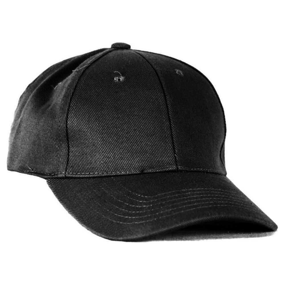 Levně MMB čepice baseball zdrsněná ČERNÁ