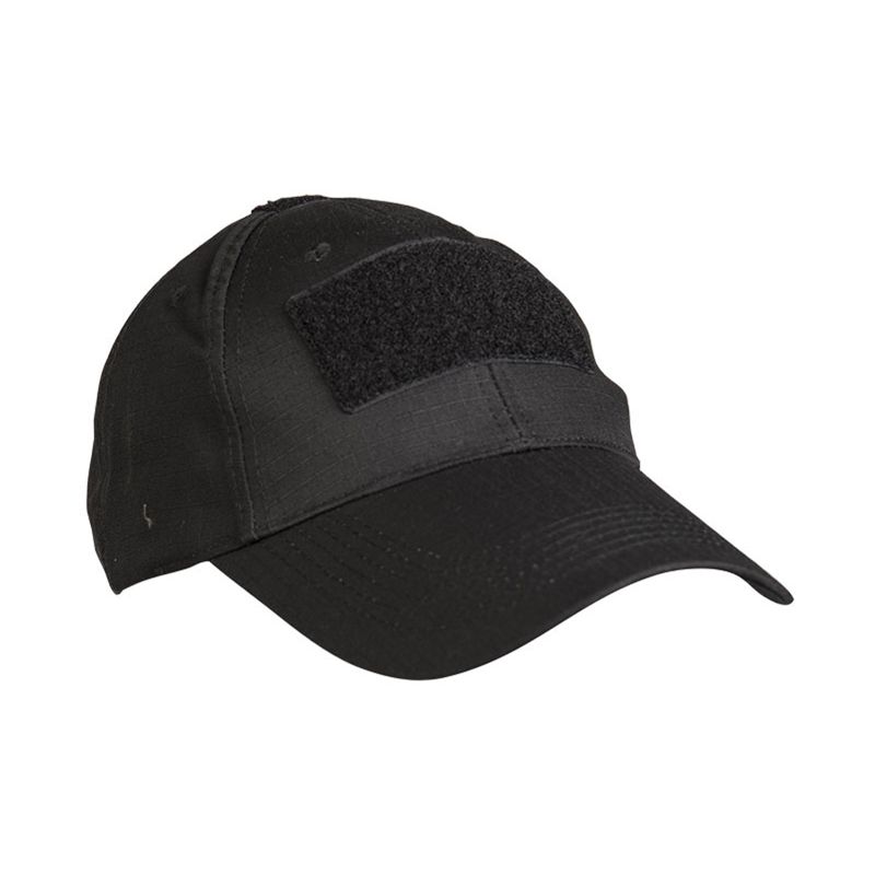 Levně MIL-TEC čepice TACTICAL rip-stop baseball ČERNÁ