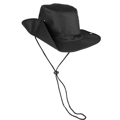 Levně Klobouk BUSH s drukem ČERNÝ