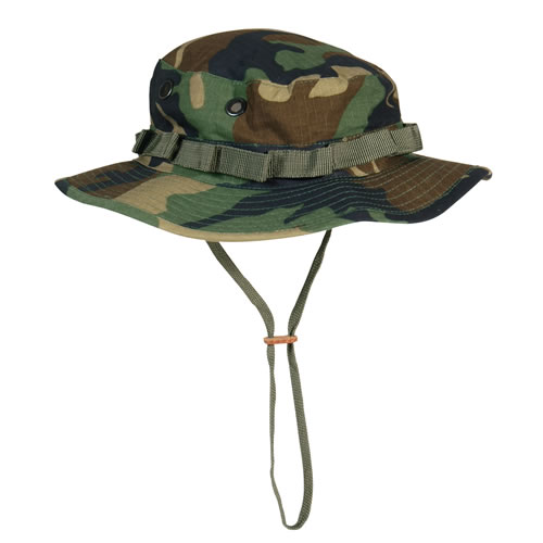 Levně Klobouk US typ GI rip-stop WOODLAND
