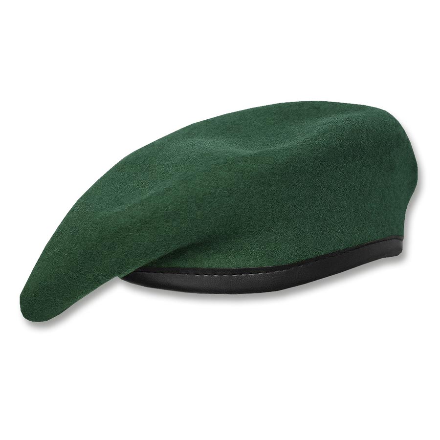 Levně Baret vlněný BW CDO TMAVĚ ZELENÝ / JÄGERGRÜN