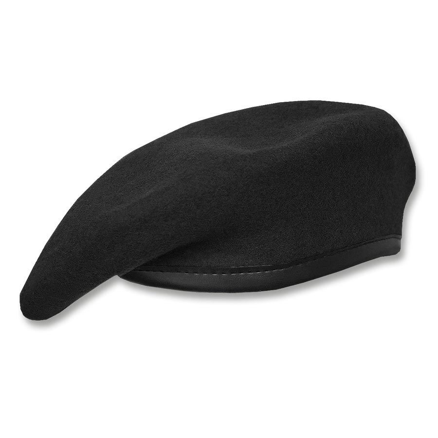 Levně Baret vlněný BW CDO ČERNÝ