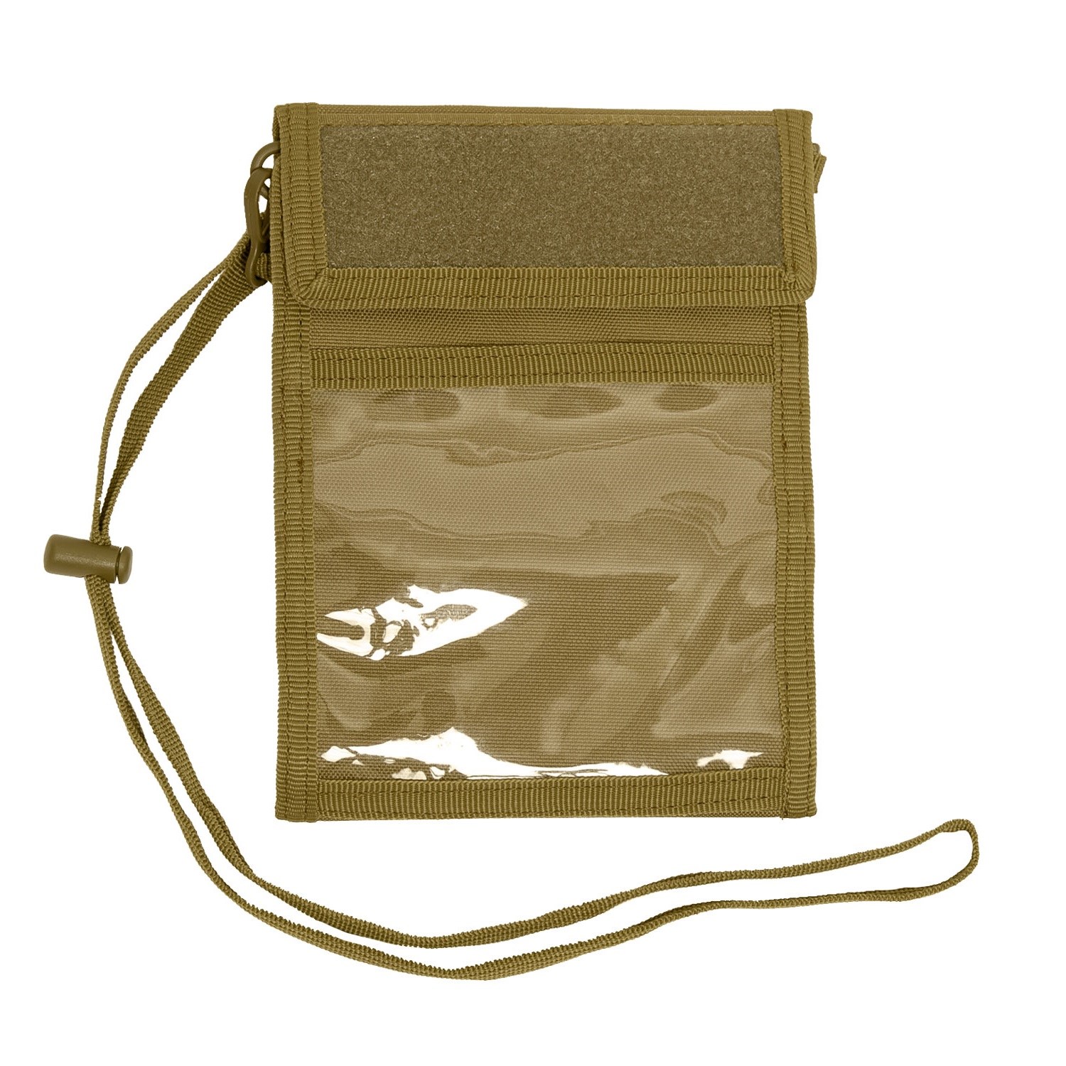 Levně ROTHCO pouzdro na krk DELUXE na doklady ID COYOTE