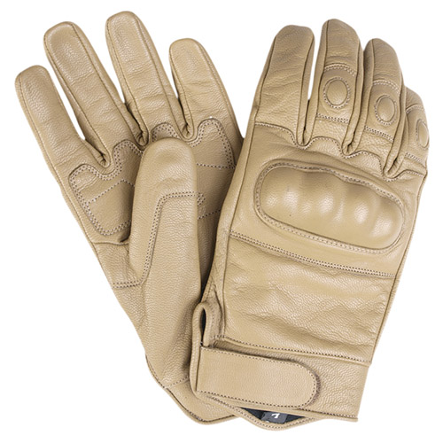 Levně Rukavice TACTICAL kožené COYOTE