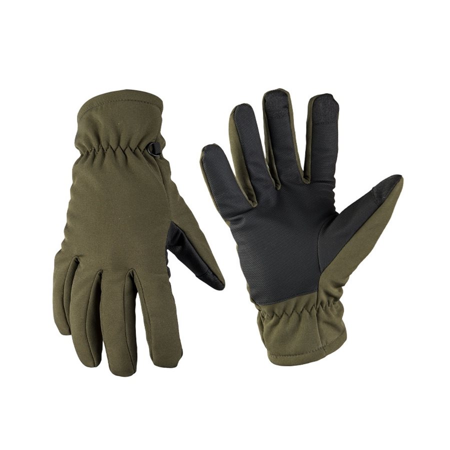 Levně Rukavice SOFTSHELL THINSULATE™ ZELENÉ