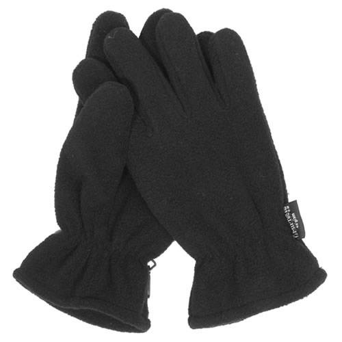 Levně Rukavice FLEECE Thinsulate™ ČERNÉ