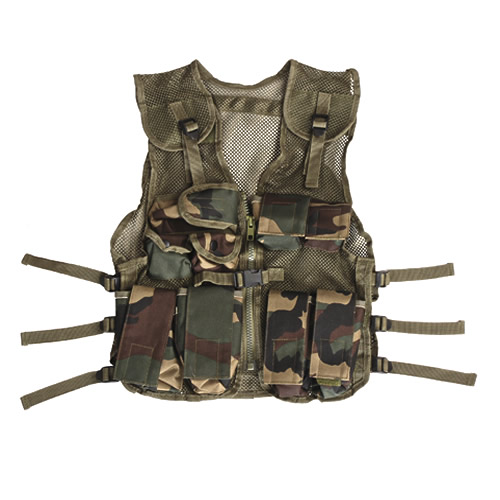Levně 101INC vesta taktická WOODLAND dětská