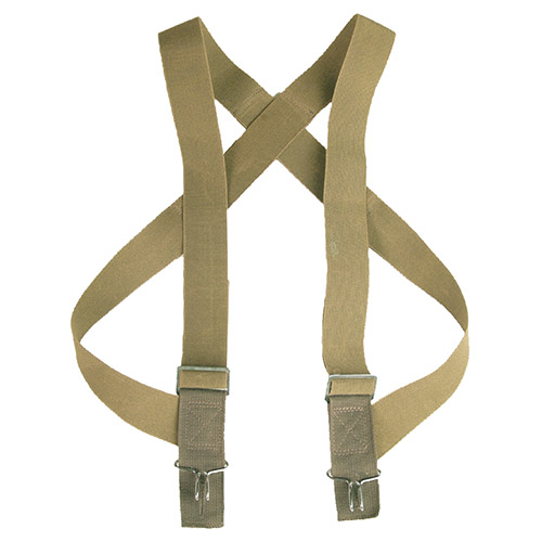 Levně MIL-TEC kšandy US typ s háčky M-1950 KHAKI
