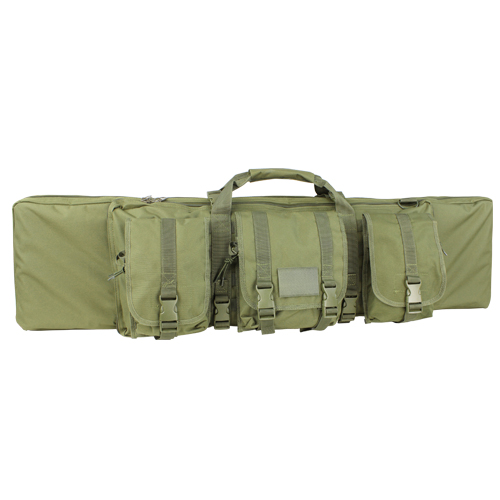 Levně CONDOR OUTDOOR taška na pušku 90 cm se 3 kapsami ZELENÁ