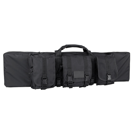 Levně CONDOR OUTDOOR taška na pušku 90 cm se 3 kapsami ČERNÁ