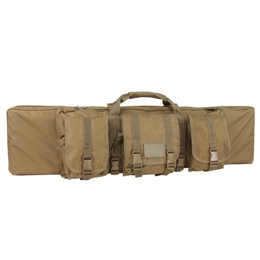 Levně CONDOR OUTDOOR taška na pušku 90 cm se 3 kapsami COYOTE BROWN