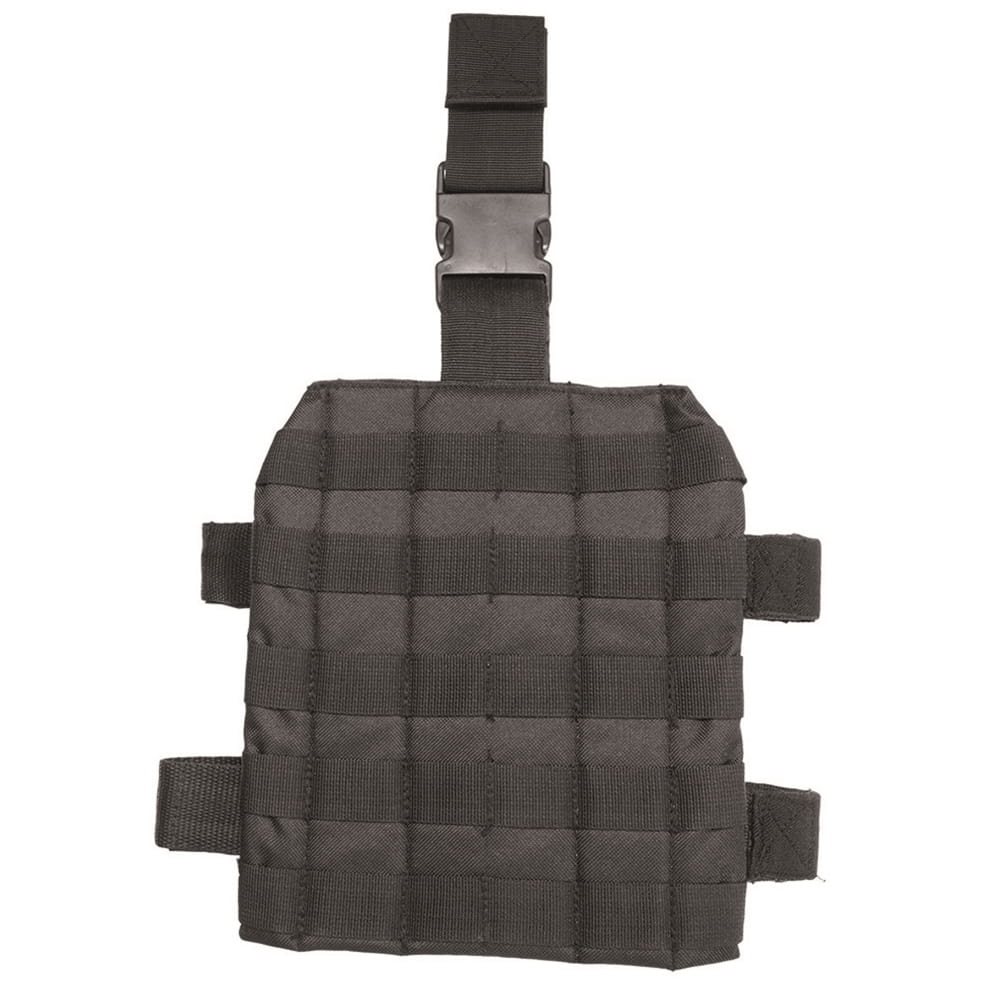 Levně MIL-TEC panel stehenní MOLLE systém ČERNÝ