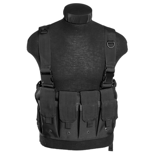 Levně MIL-TEC vesta taktická MAG CHEST RIG ČERNÁ